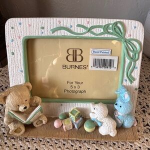 Hand Painted Baby Photo Frame